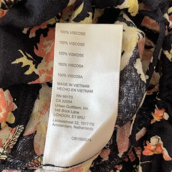 NWOT Free People Hilary Floral Long Sleeve Crop - Picture 4 of 10